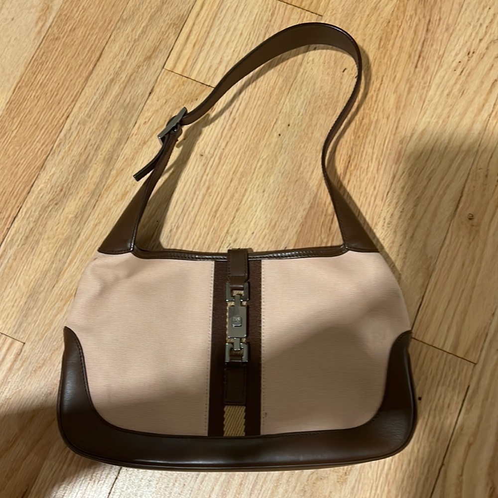 Gucci Jackie O vintage canvas bag